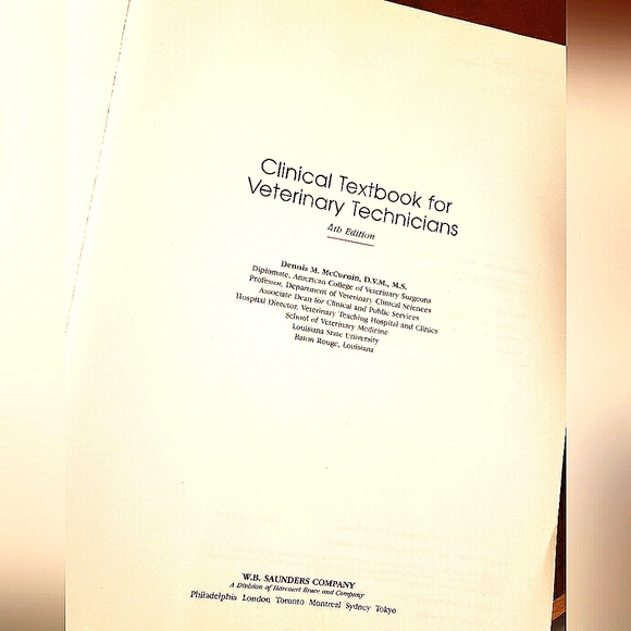 Clinical Textbook For Veterinary Technicians {Saunders}, 4th Edition - Picture 4 of 6
